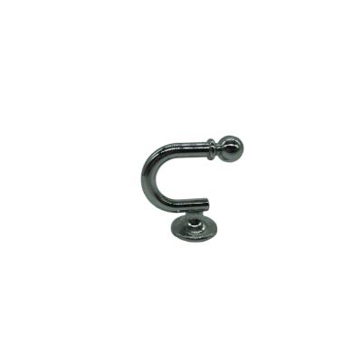 China New in style fashion curtain tie back hooks, simple style aluminum curtain wall hook for sale