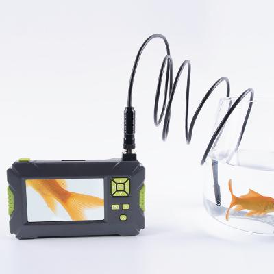 China Dual Lens Full HD Waterproof/Waterproof Endoscope Camera 4.3 Inch IPS Screen Digital Microscope Monitor For Car /Pipe Inspection for sale