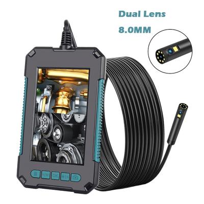 China 8mm Waterproof/Waterproof Dual Lens Endoscope Camera Endoscopy Camera with 4.3