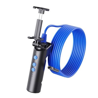 China Waterproof/Amazon WiFi Borescope Dual Lens Camera Waterproof Hot Selling Handheld Vehicle Repair Pipeline Inspection with Phone Holder for sale