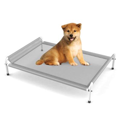 China Designero Cute Simple Breathable Friendly Prevent Pest Luxurious Raised Dog Bed Raised Breathable Pet Bed For Pet Product for sale