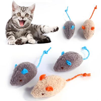 China Viable Cotton Mouse Cat Toy Pet Chewing Toy Outdoor Pet Interactive Motion Toys for sale