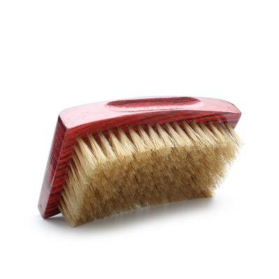 China Hot Sale 360 ​​wave brush Nondisposable curve100% Amazon boar wood bristle brush in wholesale for sale