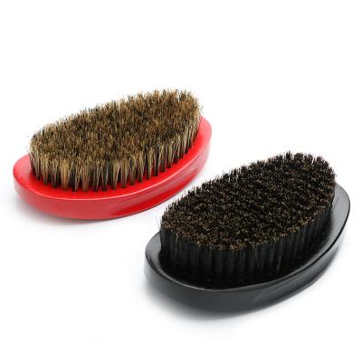 China Low MOQ Logo 360 Soft Custom Wave Brush Nondisposable Curved Wooden On Good Sale for sale