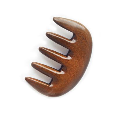 China Portable Classic Mini Size Ebony Wood Massage Hair Combs for sale