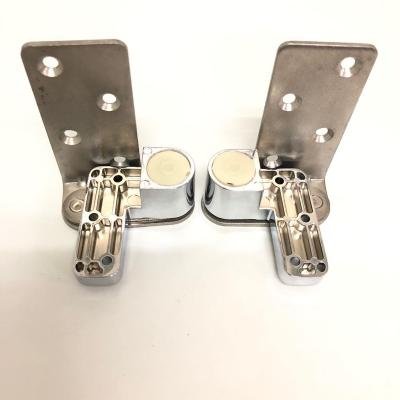 China Modern Adjustable 2D Pivot Hardware Hinges For 35kg Load Capacity Door Hinge 180 Degree Zinc Alloy Opening for sale