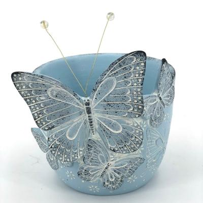 China CLASSIC Polyresin Butterfly Flower Pot and Resin Planter for Indoor Garden Decoration for sale