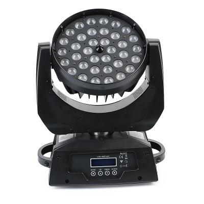 China 36pcs 10W LED Theme Park Zoom Light 4in1 Zoom Moving Head Wash Lights (4in1 Rgbw/5in1 Rgbwa/6in1 Rgbwa UV) for sale