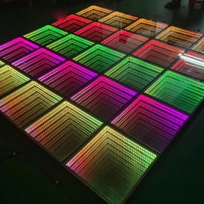 China EVENT SHOW Disco Tiles Led Stage Lighting Led Video 3d Dance Floor Mirror Dance Floor Wholesale In China for sale