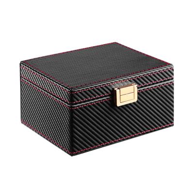 China Double Layer Large Carbon Fiber Waterproof / Waterproof Faraday Box For Cellphone EMI Key FOB Proof for sale