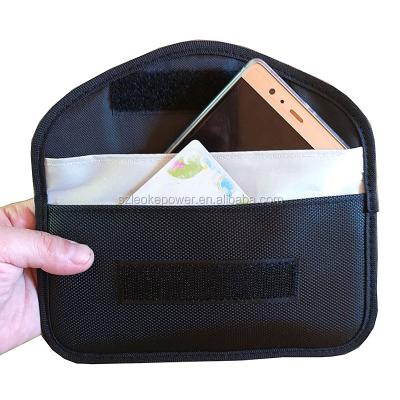 China Anti-Radiation Anti-Degaussing No Signal RFID Mobile Phone Signal Blocker Case Bag Anti-Radiation Pouch for sale