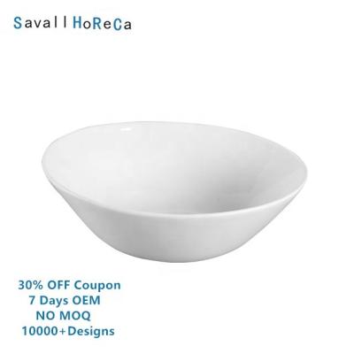 China New Savall HoReCa Star Hotel Restaurant OEM Viable Bar Bone China Small White Dogs Dipping Bowl Cuttersmall Bowl for sale