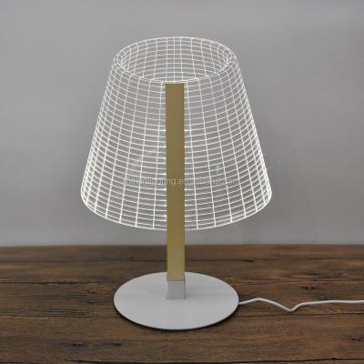 China Industrial 3D Night Light Gift Custom Design Table Lamp Desk Light for sale