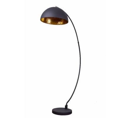 China Goldleaf industrial floor lamp black gold floor lamp modern standing floor lamp for sale