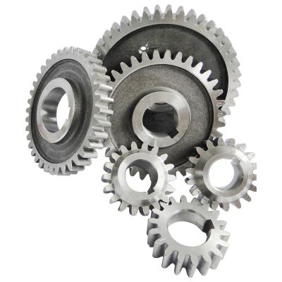 China Carbon steel Diesel Engine Gear S195 S1100 Gear sets 6pcs/set nitriding black color for sale