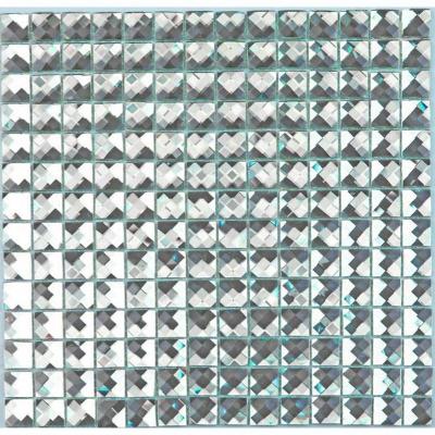 China Square Tile Diamond Series Glass Mosaic of Parquet Mirror for sale