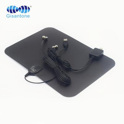 China Digital freeview hdtv antenna booster car isdb-t tv movie with gt16 gt13 vr1 hdtv active antenna 225*250mm for sale