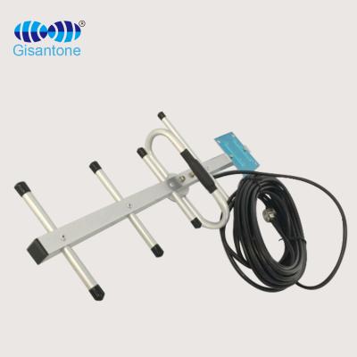 China Low gain 15dbi male band gsm f fish bone china yagi antenna 430x165mm for sale