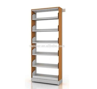 China Commercial Furniture Metal Library Book Shelves for sale