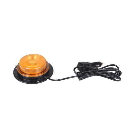 China PC Lens and ABS Base E-Mark, SAE Low Profile Magnetic Beacon Amber Rotating Led Beacon for sale