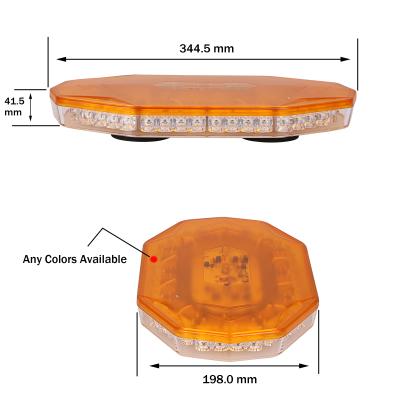 China Mini Warning Lamp Emergency Light Bars Mini Amber Emergency Led Light Bar 40w Police Emergency Led Lightbar for sale