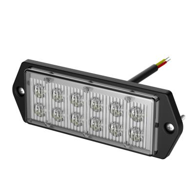 China 12 LED ambulance lights 36W high power LED lighthead amber led warning lights LH106 for sale