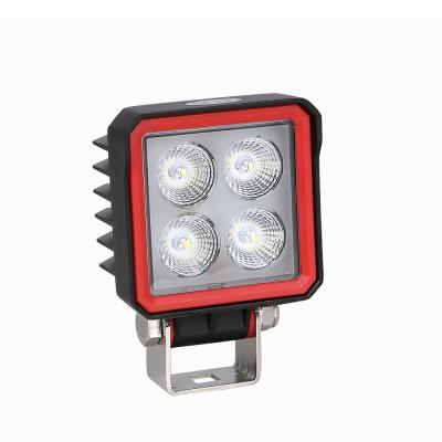 China Led tractor light small size 4pcs led square led light 12w tractor led work light screw mount off road led work light for sale