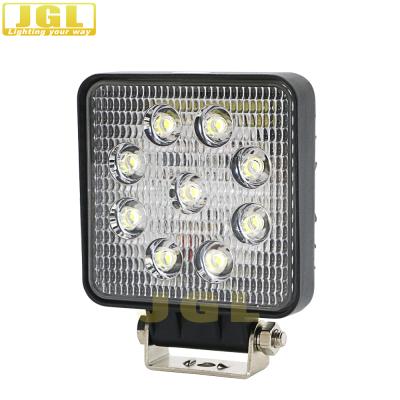 China Offroad vehicle LED work light led trailer led light 27w offroad led work light 106*125*40 mm for sale