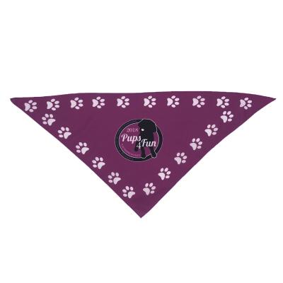 China Viable Custom Design Print Pet Triangle Dog Bandana for sale