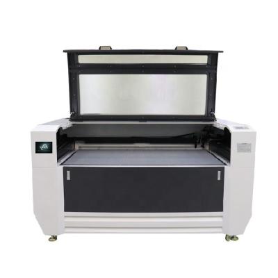 China Lihua Water Cooled Motorized Down Table 180w CO2 Laser Cutting Machine For Eva Foam Craft Mdf Balsa Wood for sale