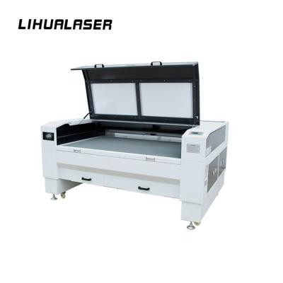 China Italy Price 1610 Lihua CCD Camera 150w CO2 Textile Water Cooled CNC Textile Wood Laser Cutting Machine Italy Price for sale