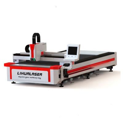 China Lihua 1500x3000 2000w 4000w 6000w water cooled cnc metal fiber laser cutting machine German price for sale