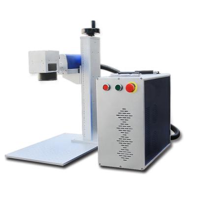 China Air Cooled Portable Lihua Fiber Laser Marking Machine Small Mini Laser Marker Raycus Max 20W 30W 50W For Metal for sale