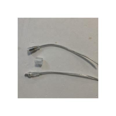 China Other 2m 1.5m 0.5 20awg dc transparent copper male female 5521 and 5525 connector for led neon for sale