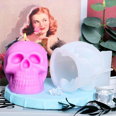 China Viable Skeleton Shape Mold DIY Candle Making Wax Silicone Mold Shape Template Craft Tool for sale