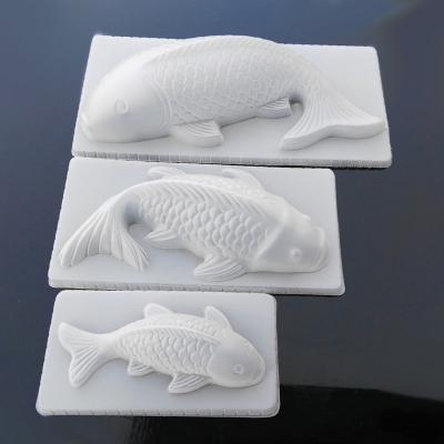 China DIY 3D Koi Fish Carp Handmade Jelly Baking Mold Viable Tool Sugar Mold Cake Chocolate Pudding for sale