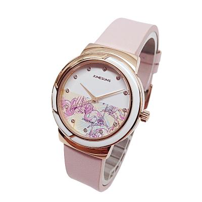 China JUNESUNS Chronograph Electronic Quartz Watches New Design Girl Watches Female Stainless Steel Watches Lady's Gift for sale