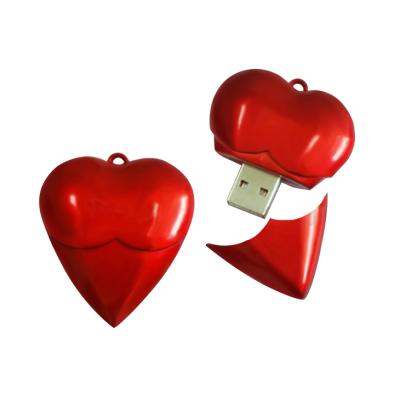 China animal heart shape usb pendrive instant drive bulk heart shape cheap usb for sale