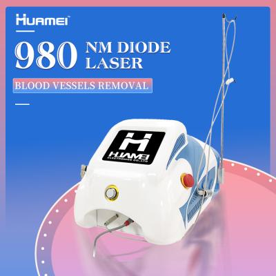 China 2021 New Arrival Red 980 Nm Nail Diode Blood Vessel Removal Laser Vascular Removal Fungus Red Vein And Nail Fungus Removal Laser for sale