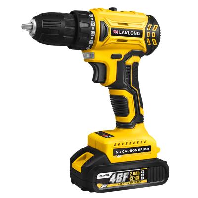 China 10mm Drilling Diameter 21V 1.5AH Brushlerss Lion Battery Cordless Drill Machine- for sale