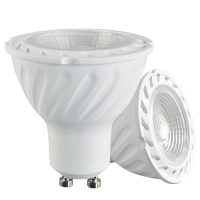 China Modern LED Gu10 Bulb 5W/7w Narrow Beam Dimmable 10/15/24/36 Degree COB GU10 LED Spotlight With New CE ERP for sale