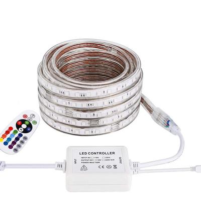 China Residential/HOTEL/LANDSCAPE Hot Sale Smart Led Strip Light High Voltage LED Strip SMD2835 Led Strip Light Flexible Led Strip Light ip68 for sale