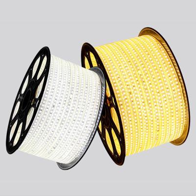 China High Voltage IP65 Waterproof Rubber Light Strings 3000k 4000k 6000k 1.5m Cable Led Strip Light With Euro Plug for sale