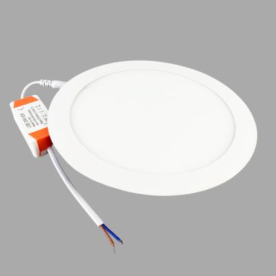 China Recessed Modern Round Led Modern Panel Light Ceiling Downlight Wholesale Price No Flickering Ultra Thin for sale