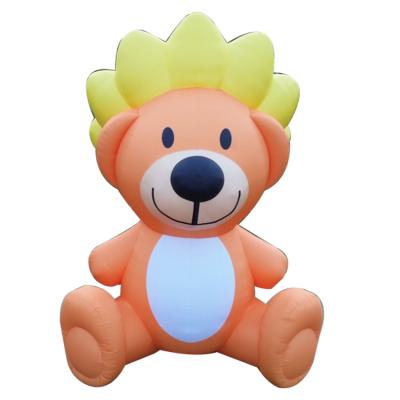 China Holiday Decoration Advertising Giant Inflatable Bear Chef Bear Model Cartoon for sale