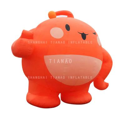 China Advertising Customized Cartoon Inflatable Mascot Model Inflatable Doll Inflatable Model For Advertising for sale