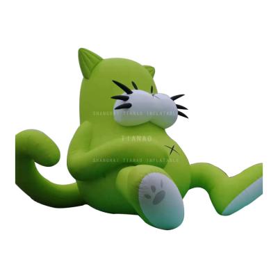 China Holiday Decoration Customized Giant Inflatable Art Pattern - Angry Cat For Promotion Events for sale