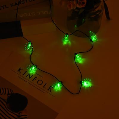 China Fast Blink Spider Halloween Decoration Led Halloween Spider With Battery Glow Necklace for sale