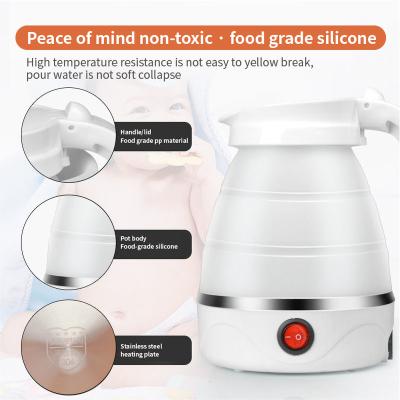 China Travel protection water boiler600ml fast boiling hot electric kettle Portable electric personal electric kettle Small mini kettle Boil-dry for sale