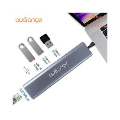 China Wholesale Custom 4 Hub Aluminum Usb In1 Type C With Multiport Card Reader for sale